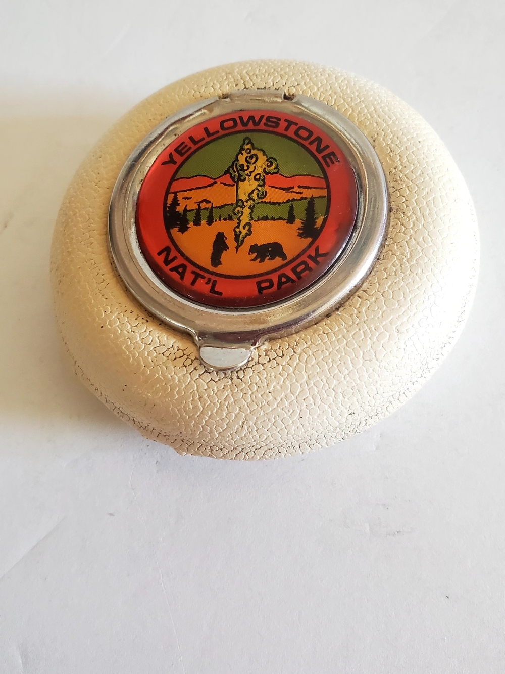 Vintage 1950's Yellowstone Nat'l Park Personal Ashtray